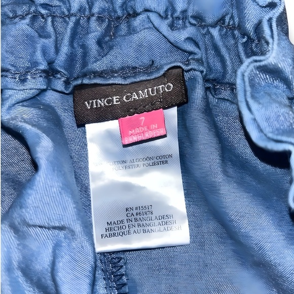 Girls Vince Camuto Denim Joggers Casual Tapered Elastic Waist Size 7 - Picture 4 of 4